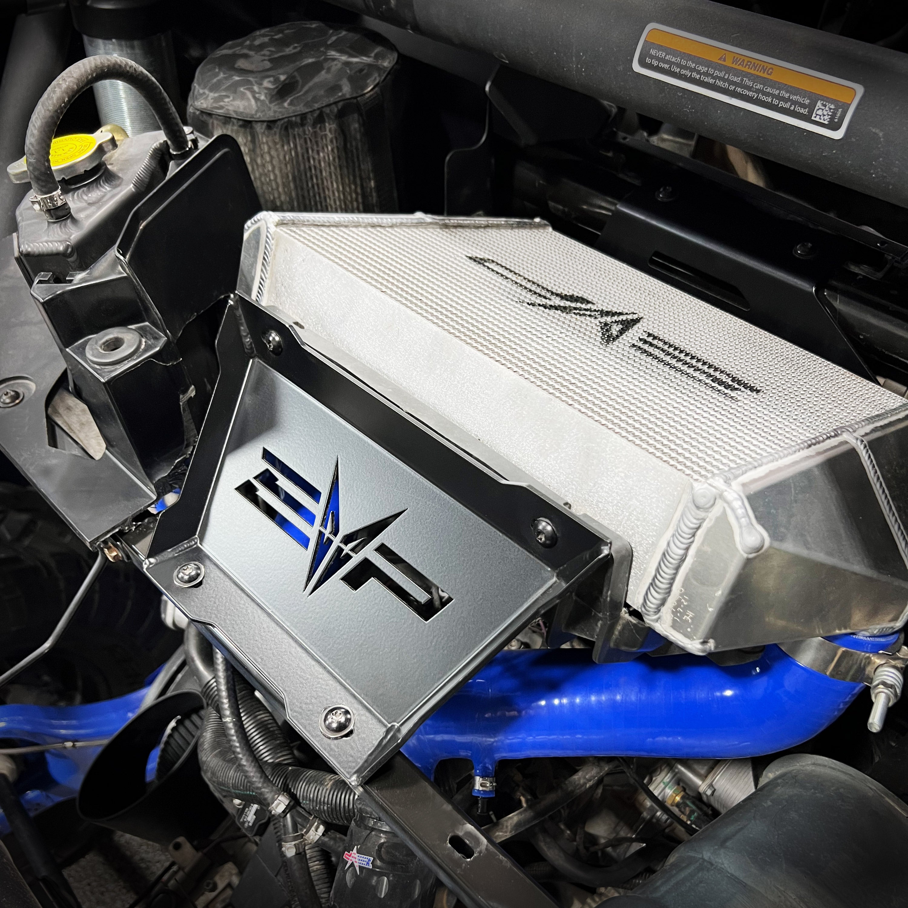 EVP Intercooler Tip-Up Brackets on Can-Am Maverick X3