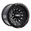 Alpha 6R Beadlock | Satin Black w/ Gloss Black Ring
