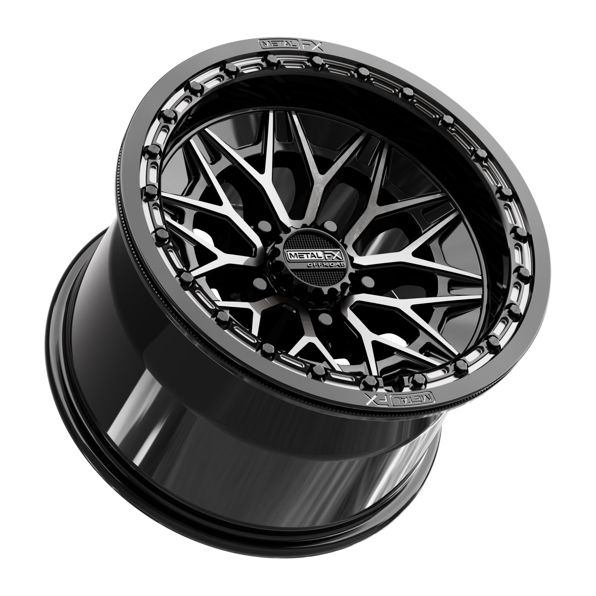 Alpha R Beadlock | Gloss Black DDT Face