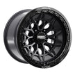 Alpha R Beadlock | Satin Black w/ Gloss Black Ring