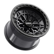 Alpha R Beadlock | Satin Black w/ Gloss Black Ring