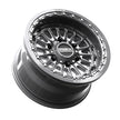 Delta 6R Beadlock | Gunmetal Contrast Cut