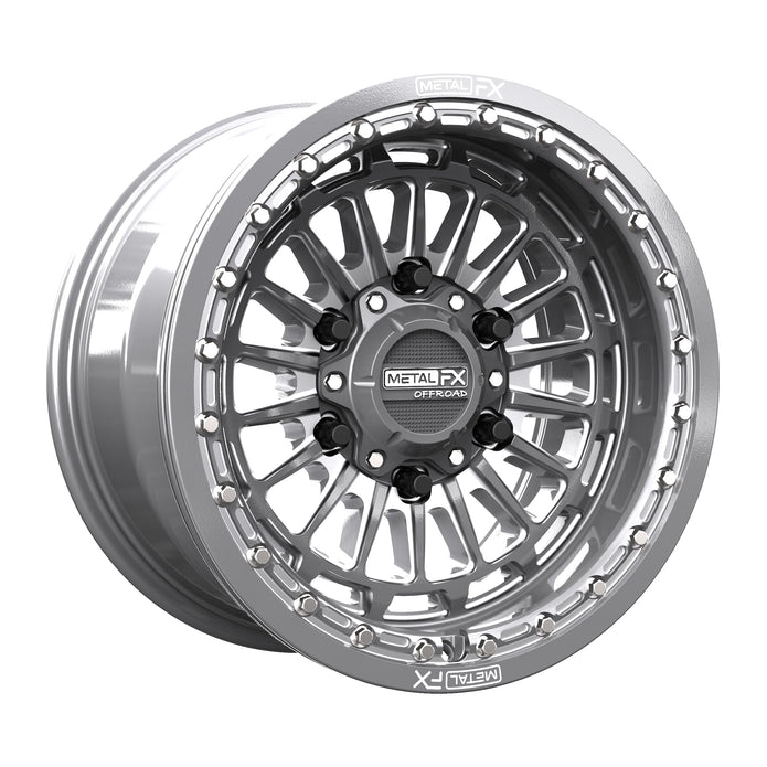Delta 6R Beadlock | Gunmetal Contrast Cut