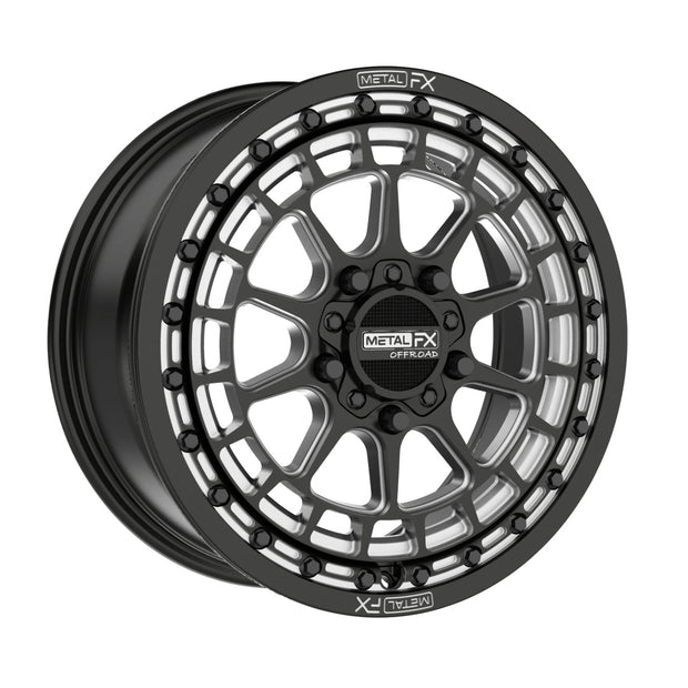 17 Outlaw R Beadlock | Satin Black Contrast Cut