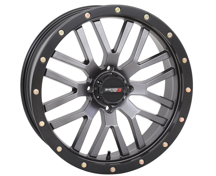 St3 Wheel 20x7 4+2.5 (+10mm) 4/137 Matte Gunmetal Grey/Blac