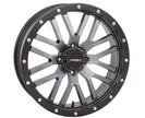 St3 Wheel 20x7 4+2.5 (+10mm) 4/137 Matte Gunmetal Grey/Blac
