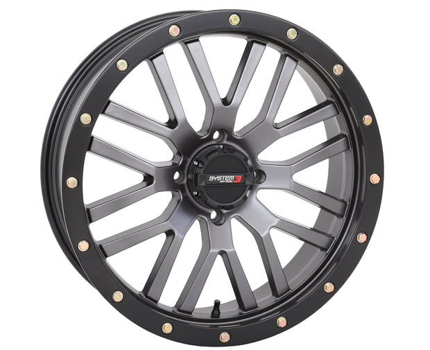 St3 Wheel 20x7 4+2.5 (+10mm) 4/137 Matte Gunmetal Grey/Blac