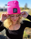 But Did you Die? Beanie - Neon Pink