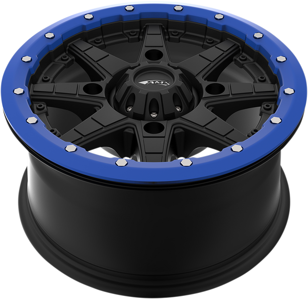 AMS Beadlock Ring - Replacement/Wheel - Roll'n 106 - Blue - 14" 14B03