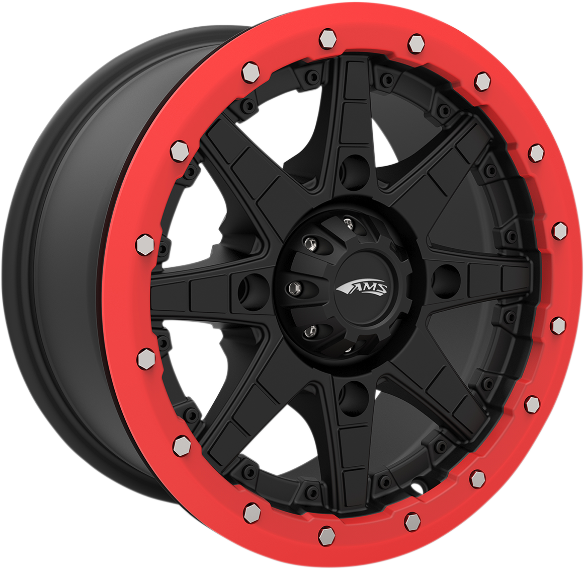 AMS Beadlock Ring - Replacement/Wheel - Roll'n 106 - Red - 14