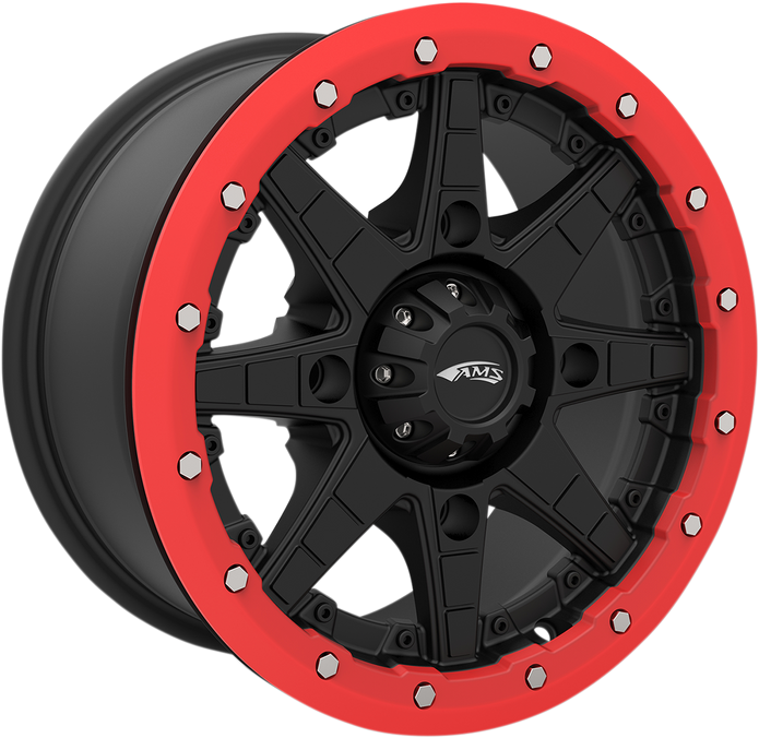 AMS Beadlock Ring - Replacement/Wheel - Roll'n 106 - Red - 14
