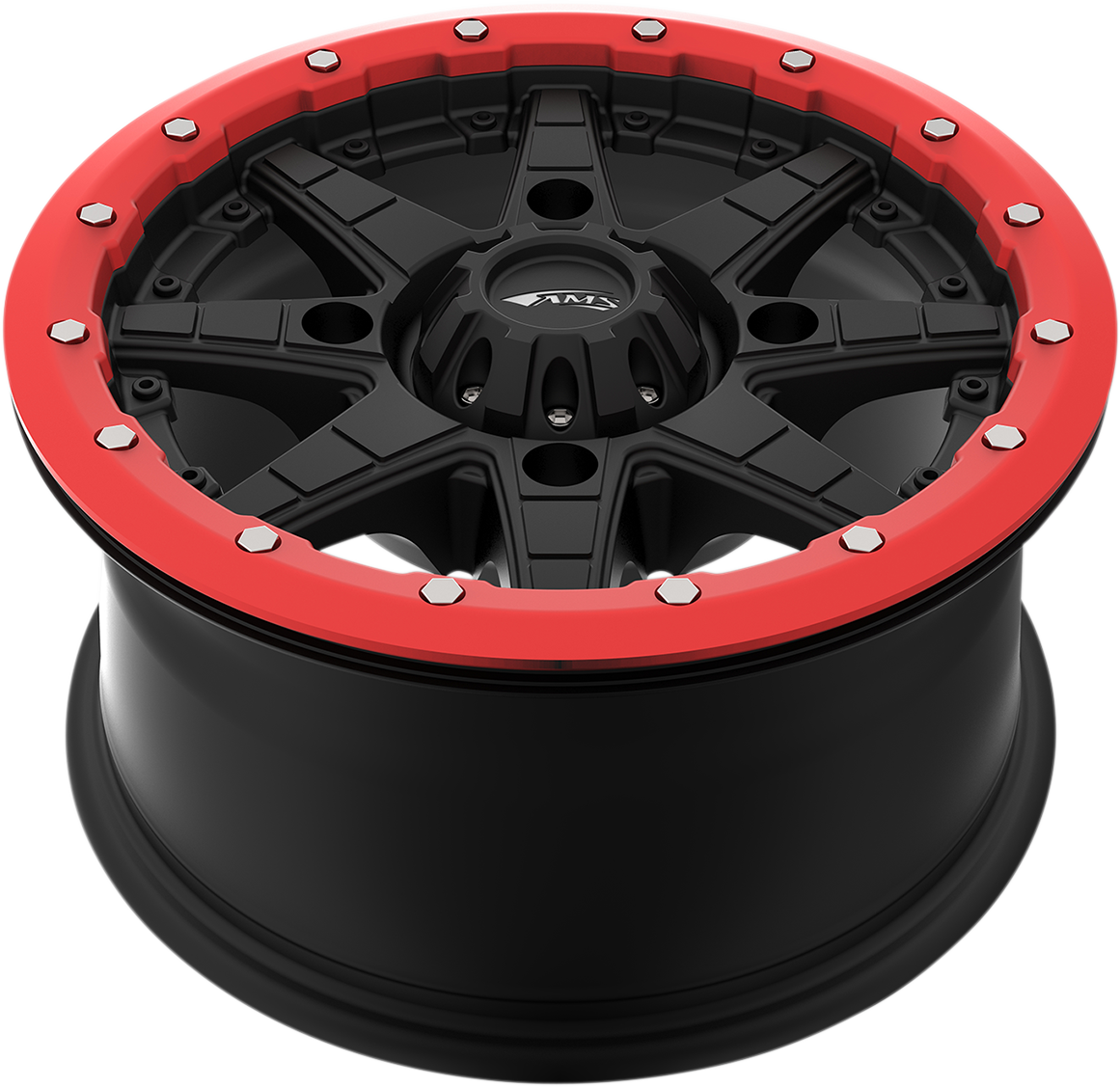 AMS Beadlock Ring - Replacement/Wheel - Roll'n 106 - Red - 14