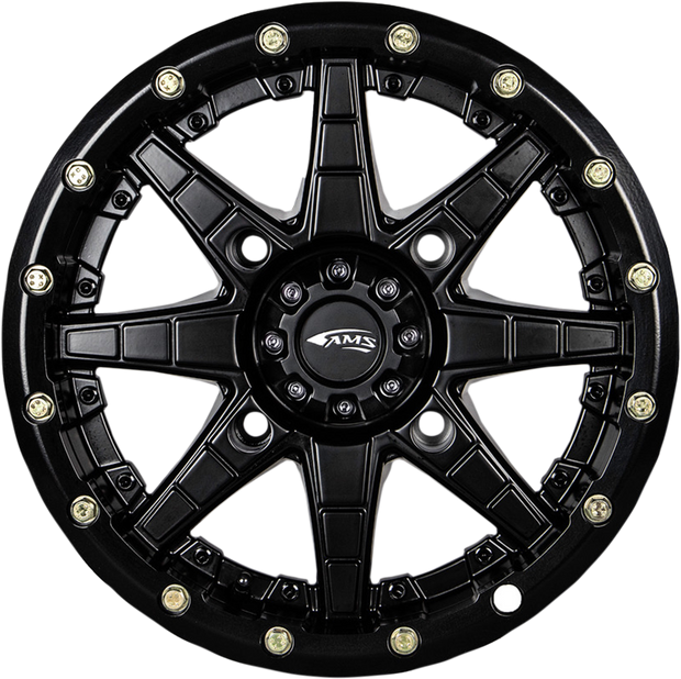 AMS Wheel - Roll'n 106 - Front/Rear - Black - 14x7 - 4/137 - 5+2 4753-046AS