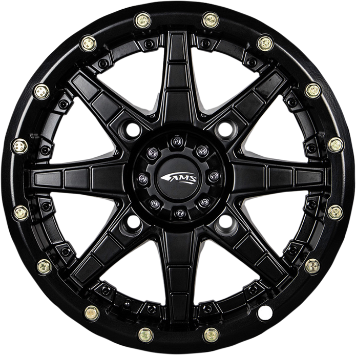 AMS Wheel - Roll'n 106 - Front/Rear - Black - 15x7 - 4/137 - 5+2 5710-046AS