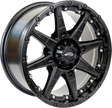 AMS Wheel - Roll'n 105 - Front/Rear - Black - 15x7 - 4/156 - 5+2 5708-046AS