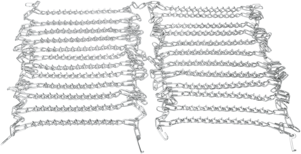 MOOSE OFFROAD Tire Chains - 11 V-Bar - 17" W x 66" L - Pair 11VO