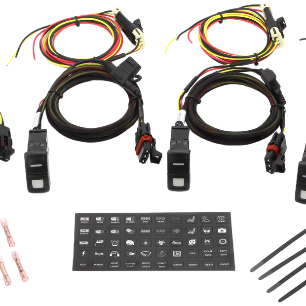 Light Duty Switch System In Cab Pulse Bar 4 Pack