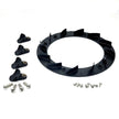 Fan Blade Kit for TAPP primary clutch — front and rear blades with hardware for Can-Am X3 EVP.MOde Spec