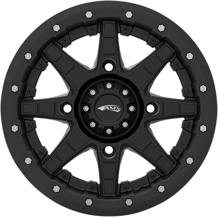 AMS Wheel - Roll'n 106 - Front/Rear - Black - 15x7 - 4/137 - 5+2 5710-046AS