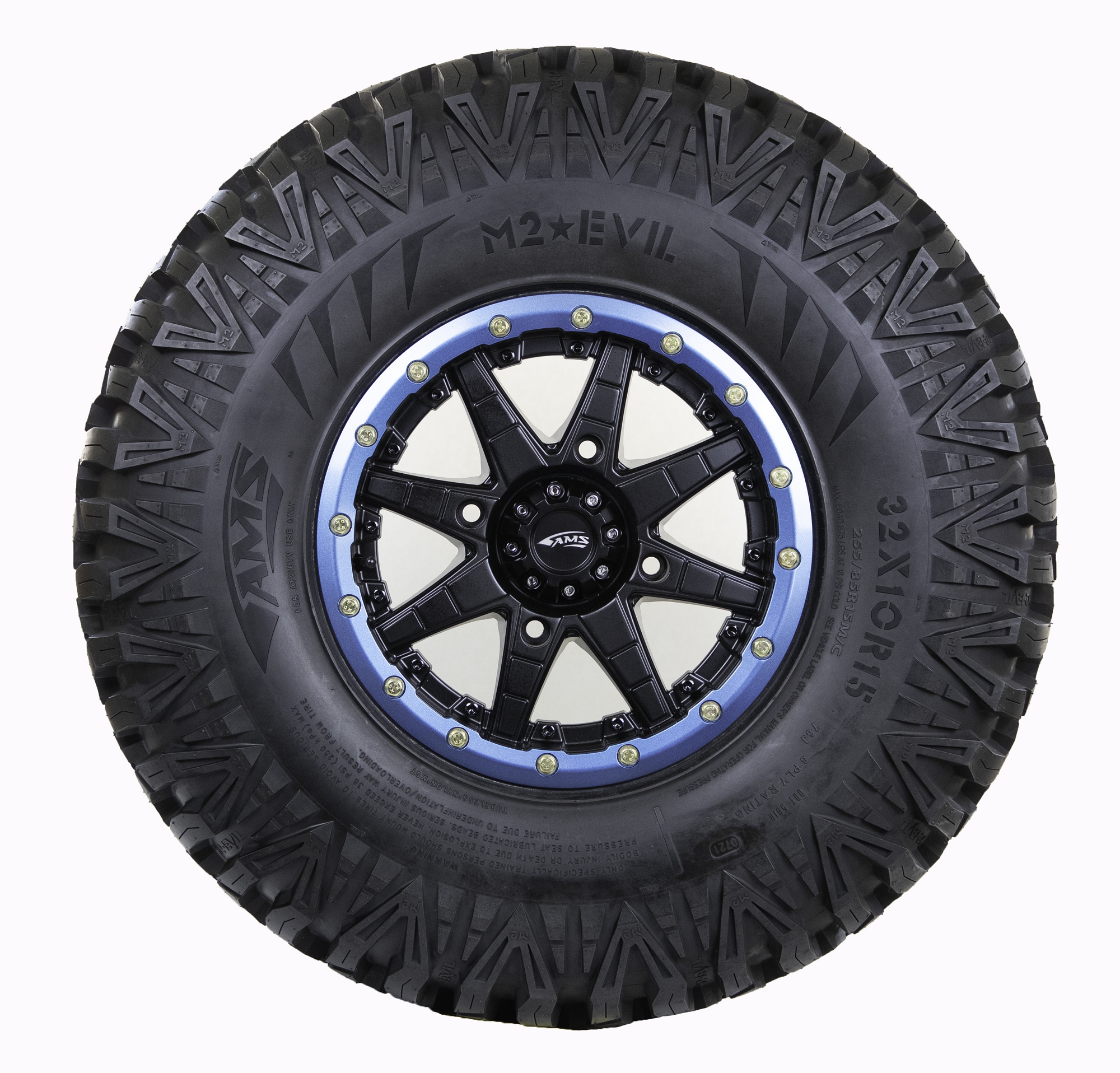 AMS Tire - M2 Evil - Front/Rear - 30x10R15 - 8 Ply 1520-361