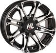 HIGH LIFTER Wheel - HL3 - Rear - Gloss Black w/Machined - 14x7 - 4/110 - 2+5 (-47 mm) 14HL03-1111