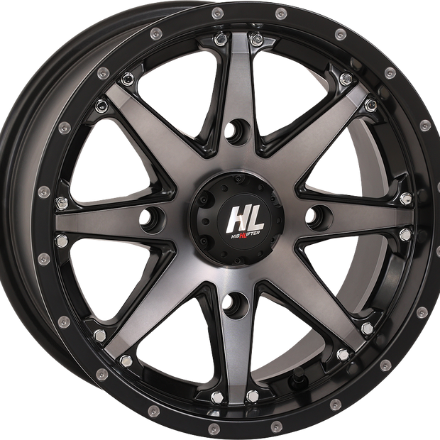 HIGH LIFTER Wheel - HL10 - Front/Rear - Matte Black/Smoke - 14x7 - 4/110 - 5+2 (+30 mm) 14HL10-1610