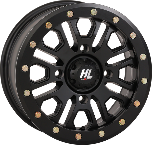 HIGH LIFTER Wheel - HL23 Beadlock - Front/Rear - Matte Black - 15x7 - 4/156 - 5+2 (+38 mm) 15HL23-1456
