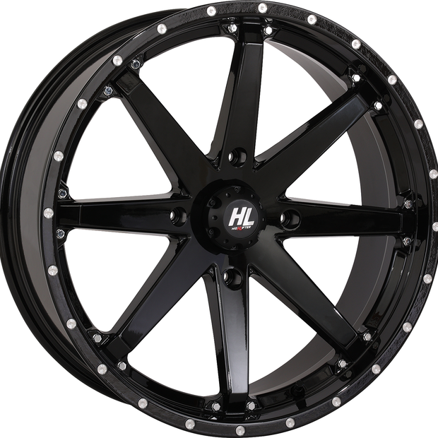HIGH LIFTER Wheel - HL10 - Front/Rear - Gloss Black - 15x7 - 4/137 - 5+2 (+40 mm) 15HL10-1237