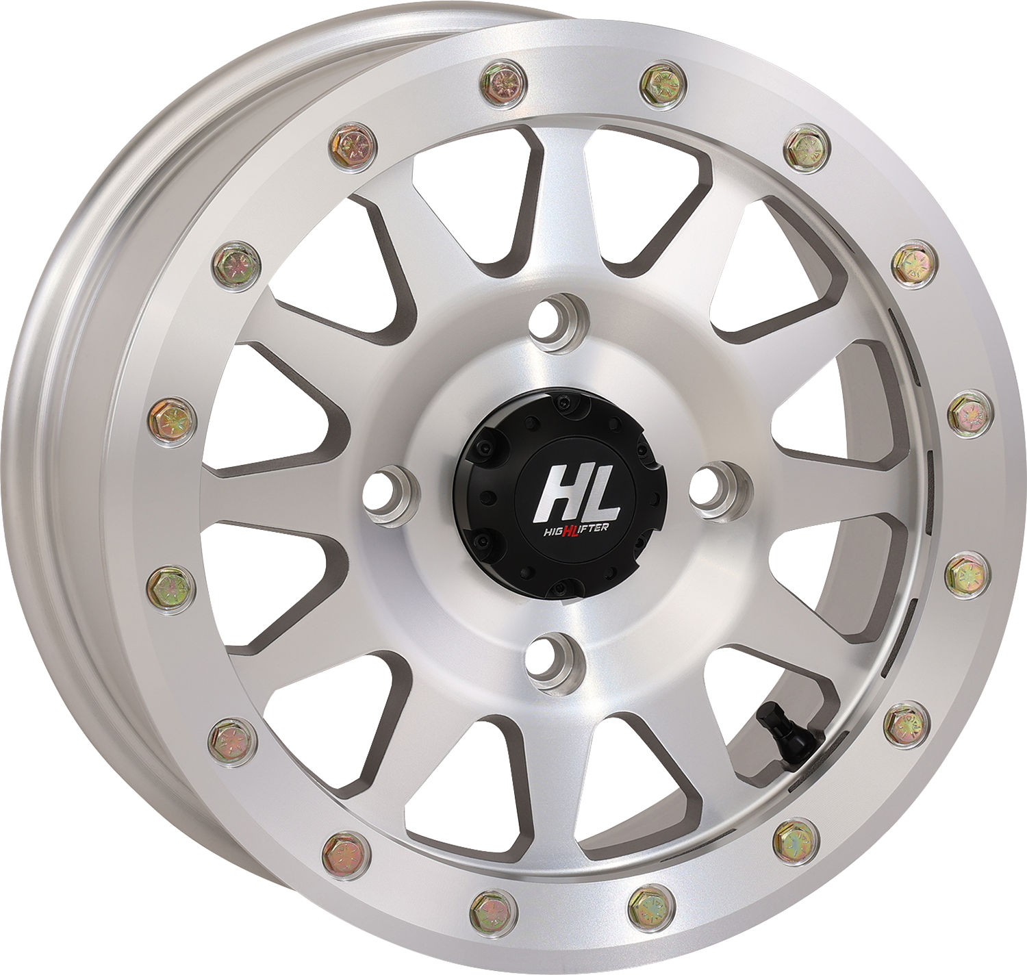 HIGH LIFTER Wheel - HLA1 Beadlock - Front/Rear - Matte Black - 14x7 - 4/156 - 5+2 (+40 mm) 14HLA1-1456