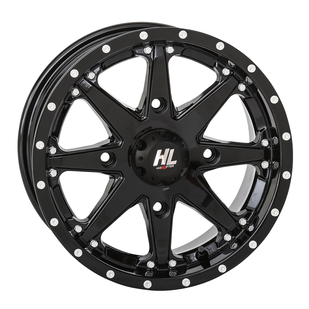 HIGH LIFTER Wheel - HL10 - Front/Rear - Gloss Black - 14x7 - 4/110 - 5+2 (+30 mm) 14HL10-1210