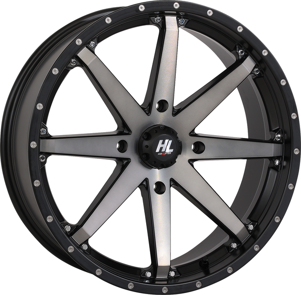 HIGH LIFTER Wheel - HL10 - Front/Rear - Matte Black/Smoke - 14x7 - 4/156 - 5+2 (+30 mm) 14HL10-1656