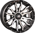 HIGH LIFTER Wheel - HL21 - Front/Rear - Gloss Black w/Machined - 22x7 - 4/156 - 4+3 (+10 mm) 22HL21-1156