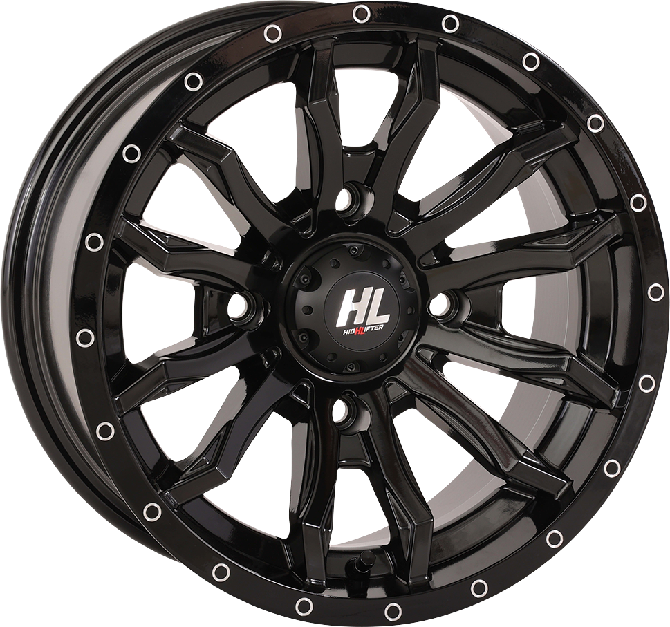HIGH LIFTER Wheel - HL21 - Front/Rear - Gloss Black - 22x7 - 4/156 - 4+3 (+10 mm) 22HL21-1256