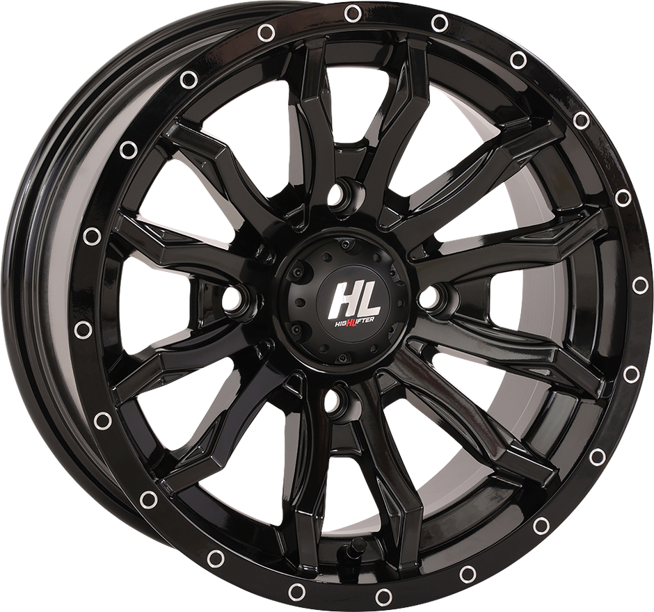 HIGH LIFTER Wheel - HL21 - Front/Rear - Gloss Black - 22x7 - 4/156 - 4+3 (+10 mm) 22HL21-1256