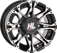 HIGH LIFTER Wheel - HL3 - Front/Rear - Gloss Black w/Machined - 12x7 - 4/137 - 4+3 (+10 mm) 12HL03-1137