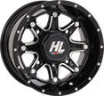 HIGH LIFTER Wheel - HL4 - Front/Rear - Gloss Black w/Machined - 12x7 - 4/156 - 4+3 (+10 mm) 12HL04-1156