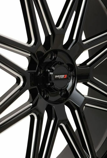 St7 Wheel 24x9 5+4 (0mm) 4/137 Gloss Black Milled