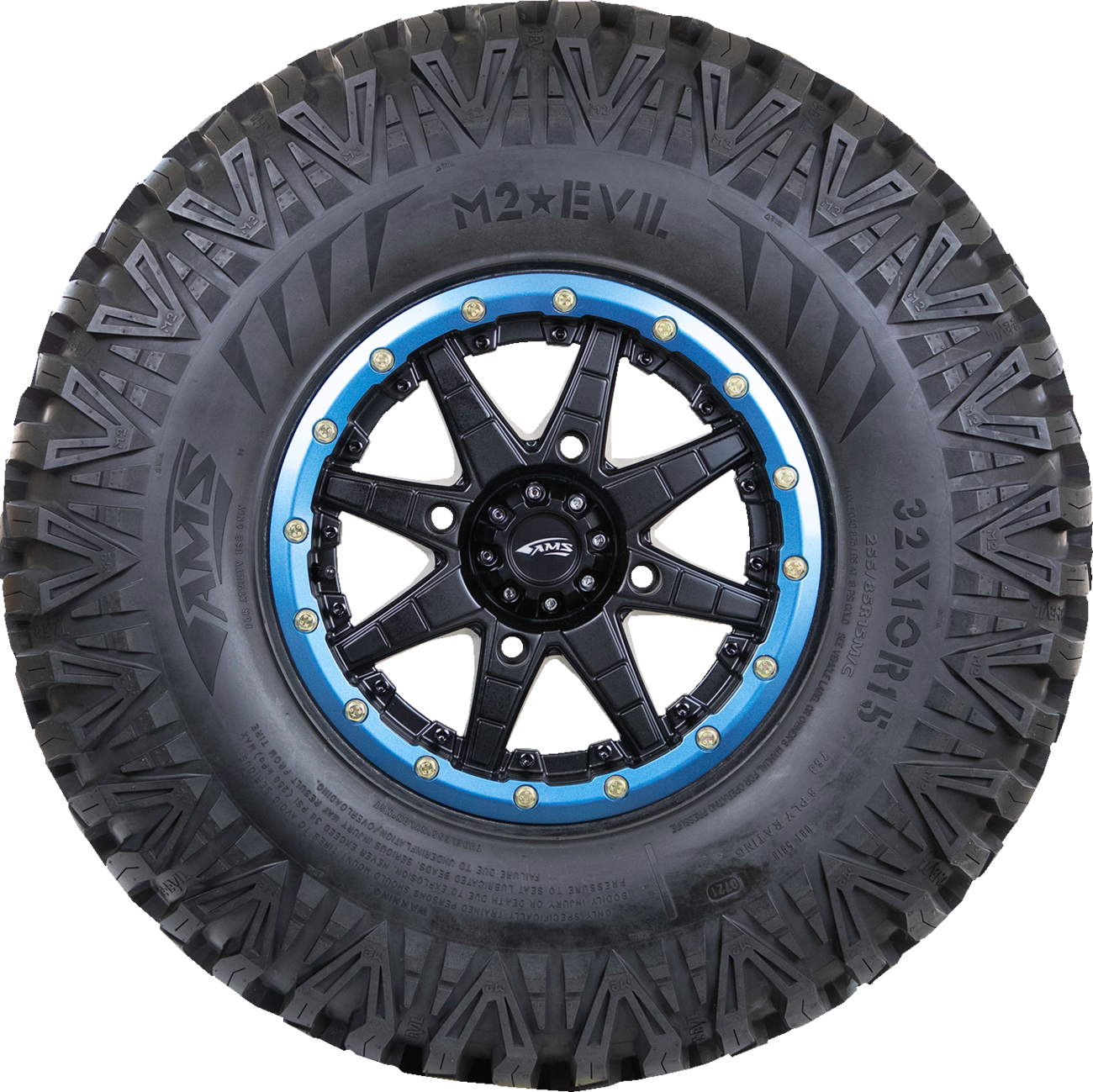 AMS Tire - M2 Evil - Front/Rear - 34x10R15 - 8 Ply 1534-3611