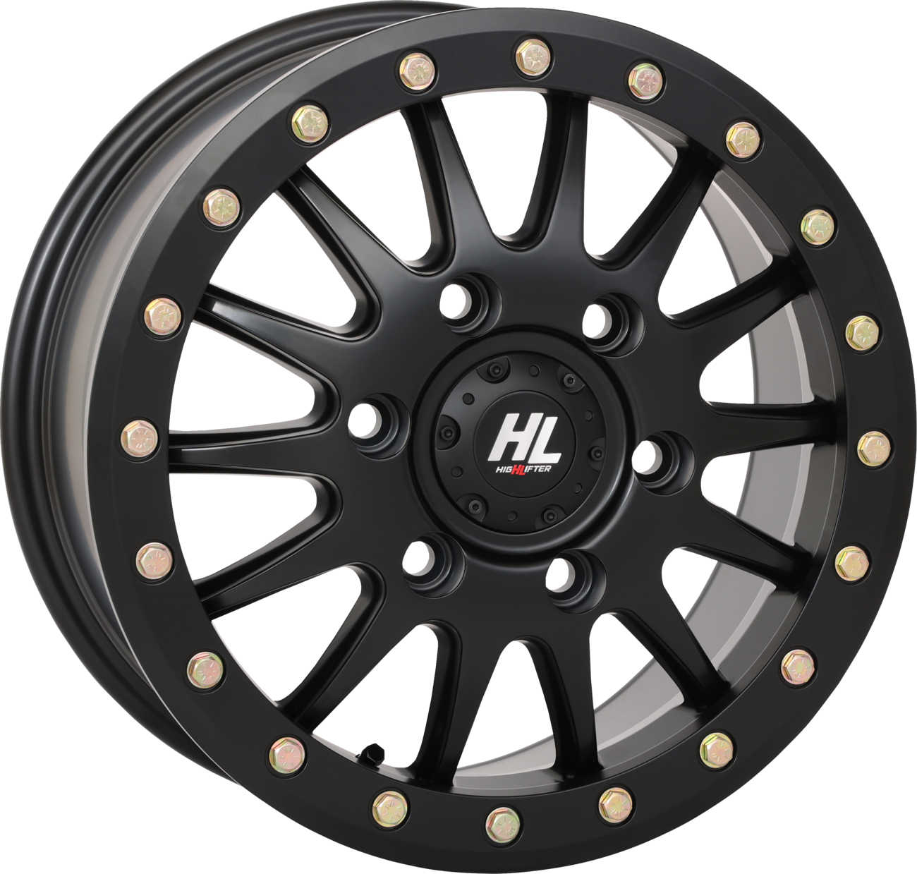 HIGH LIFTER Wheel - HL24 - Front/Rear - Black - 15x7 - 5/4.5 - 5+2 (+38 mm) 15HL24-1445