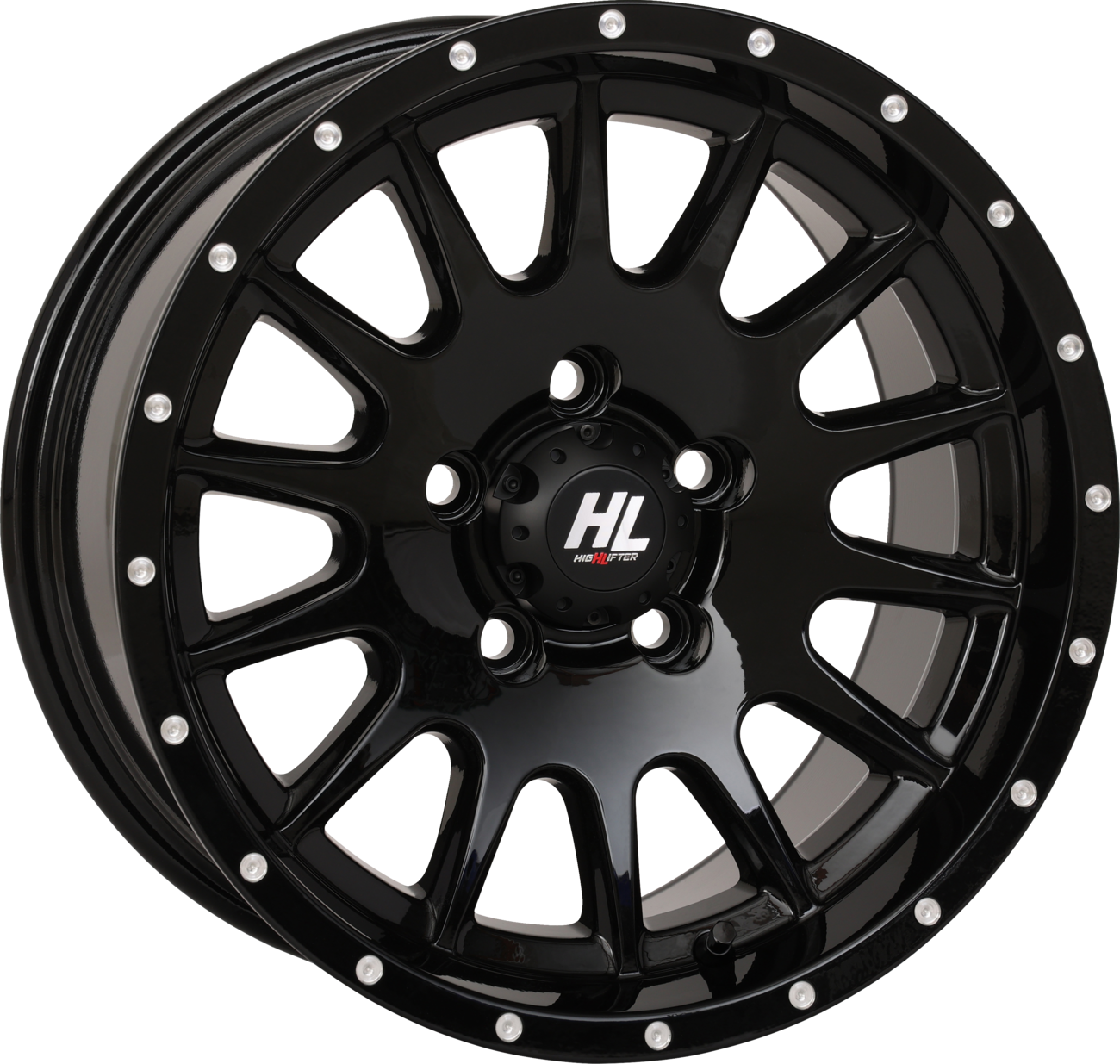 HIGH LIFTER Wheel - HL25 - Front/Rear - Black - 15x7 - 5/4.5 - 4+3 (+10 mm) 15HL25-1255