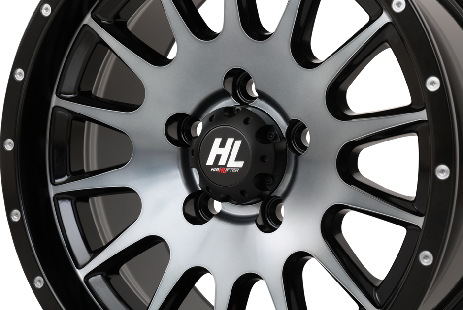 HIGH LIFTER Wheel - HL25 - Front/Rear - Dark Tint Gray - 15x7 - 5/4.5 - 4+3 (+10 mm) 15HL25-1655