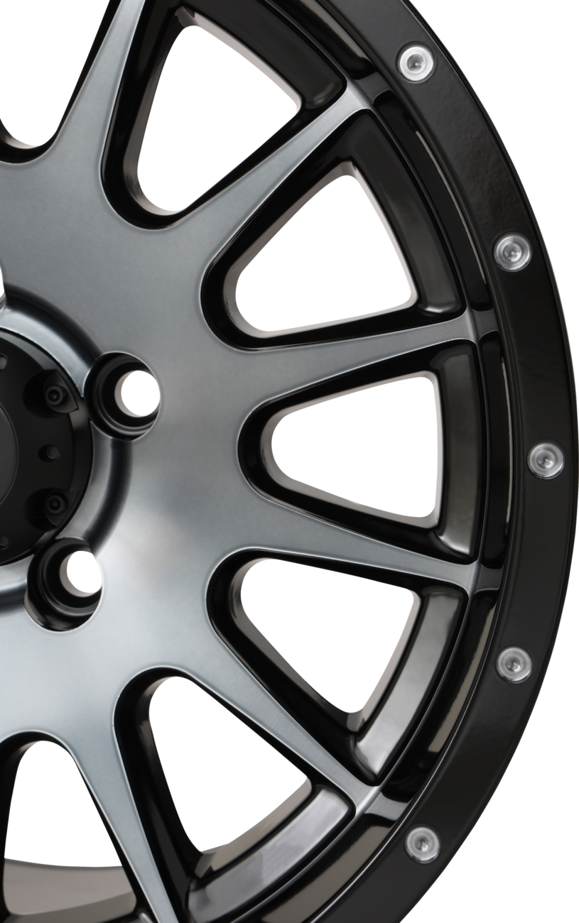 HIGH LIFTER Wheel - HL25 - Front/Rear - Dark Tint Gray - 15x7 - 4/137 - 4+3 (+10 mm) 15HL25-1637