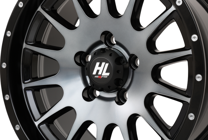 HIGH LIFTER Wheel - HL25 - Front/Rear - Dark Tint Gray - 15x7 - 4/137 - 4+3 (+10 mm) 15HL25-1637