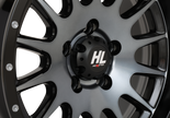 HIGH LIFTER Wheel - HL25 - Front/Rear - Dark Tint Gray - 15x7 - 4/156 - 4+3 (+10 mm) 15HL25-1656