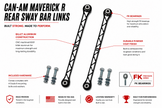 Can-Am Maverick R Rear Sway Bar Links
