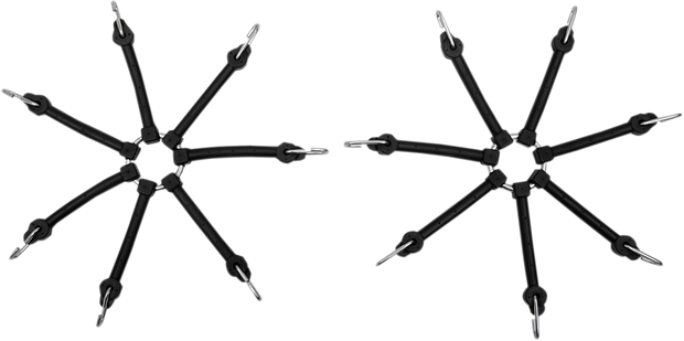 MOOSE OFFROAD Tire Chain Tensioner - 7 Point - Pair W99-7000