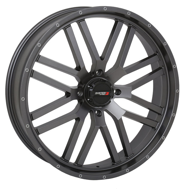 St3 Wheel 24x7 4+2.5 (+10mm) 4/156 Matte Gunmetal Grey