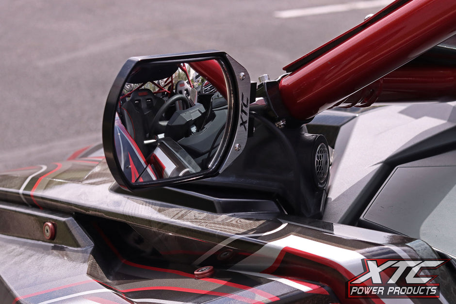 Side Mirrors W/2.00 Clamp Roll Cage Bar Clamp 2.00