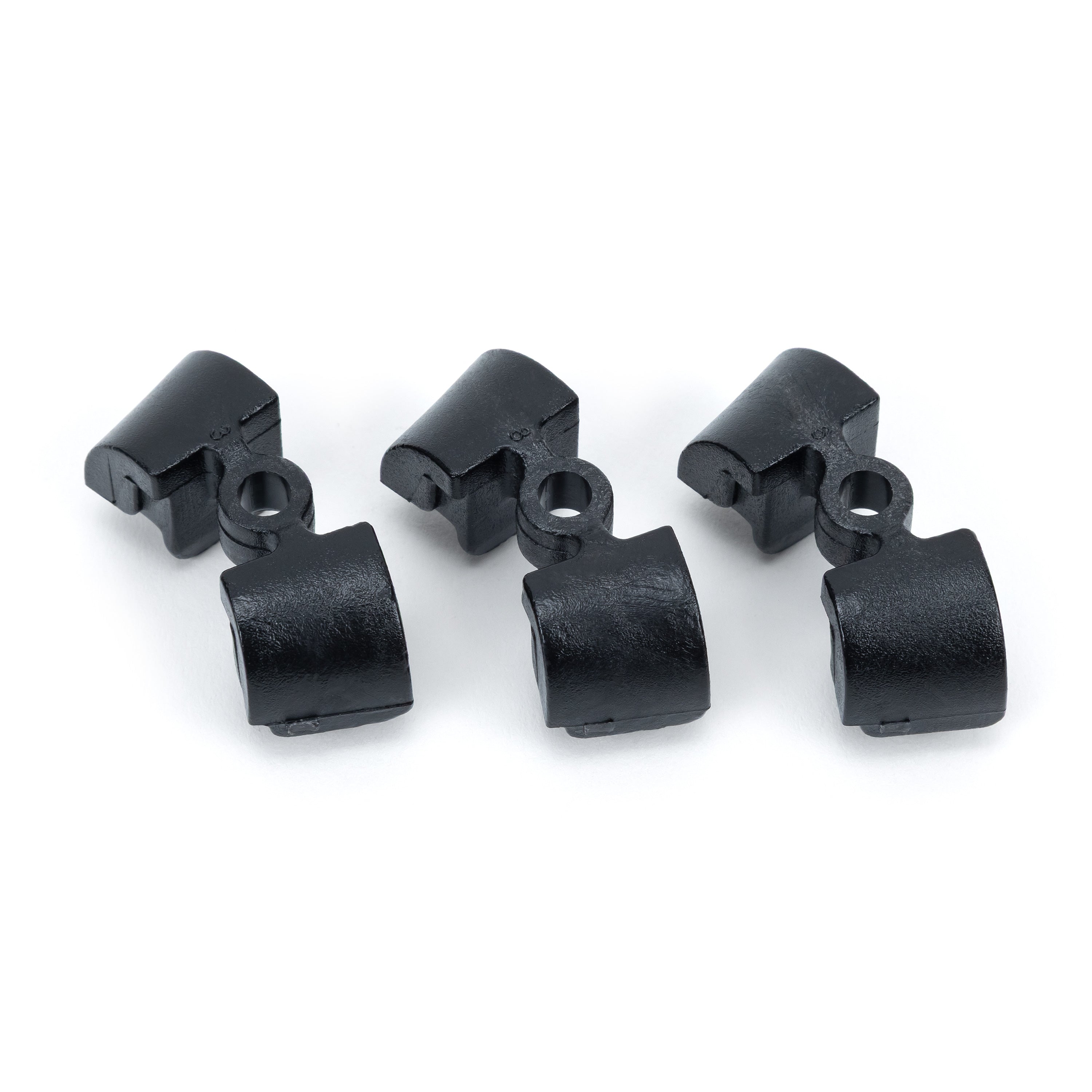 Upgraded secondary slider kit for CFMOTO U10 Models, includes three black sliders