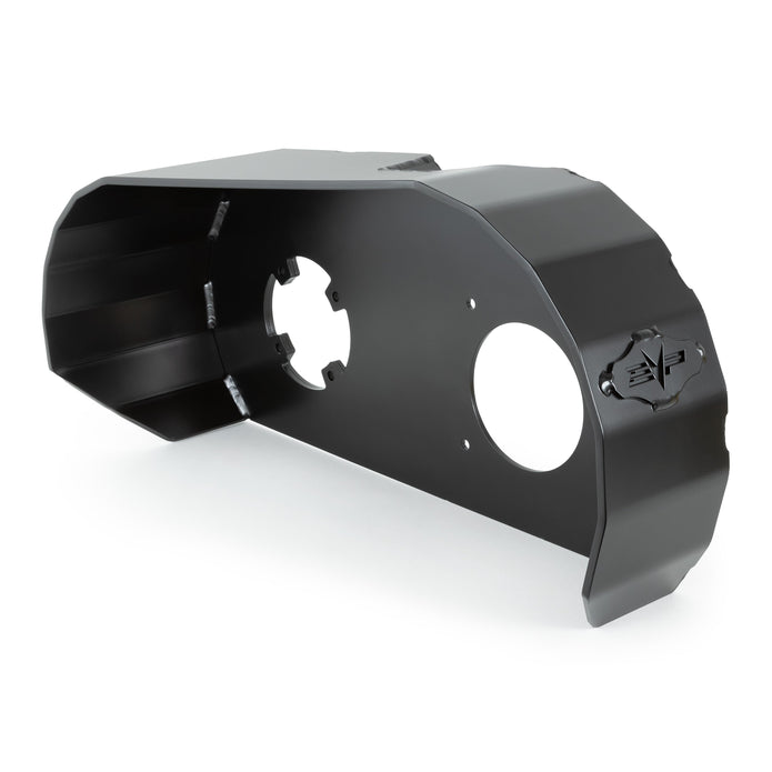 EVP Can-Am Maverick X3 Scatter Shield — 1/4" aircraft-grade aluminum, black powder-coated